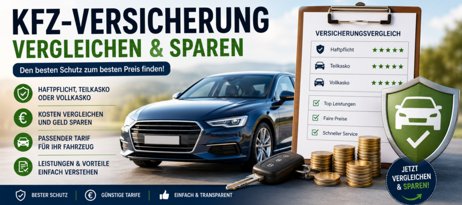 Kfz Versicherung vergleichen und passende Autoversicherung in Deutschland finden